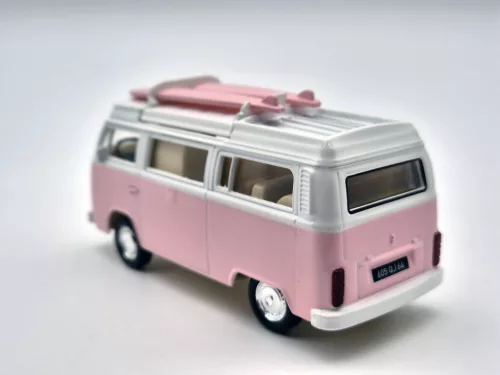 Volkswagen VW T2 transporter (1962) - Norev - 1:43 - розов