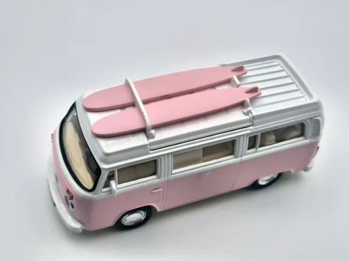 Volkswagen VW T2 transporter (1962) - Norev - 1:43 - розов