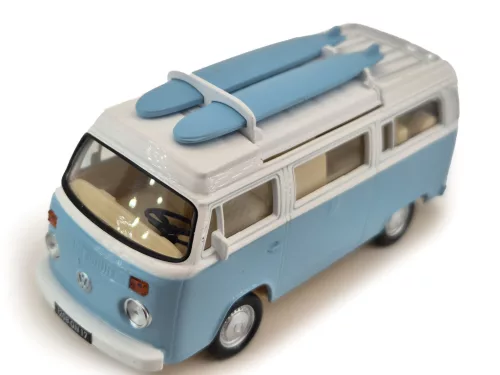 Volkswagen VW T2 transporter (1962) - Norev - 1:43 - син
