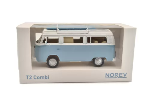 Volkswagen VW T2 transporter (1962) - Norev - 1:43 - син