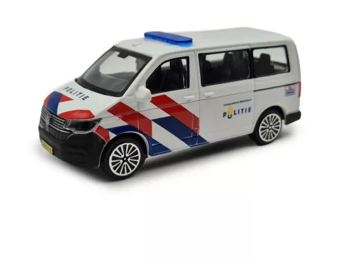 Volkswagen VW T6 T6.1 Transporter полицейски бус (2020) - Bburago - 1:43