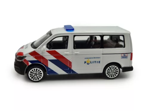Volkswagen VW T6 T6.1 Transporter полицейски бус (2020) - Bburago - 1:43