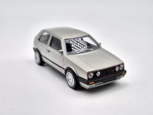 Volkswagen VW Golf GTI G60 (1990) - сребрист - Norev 1:43