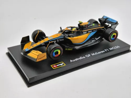 McLaren F1 MCL36 #4 (2022) Australian GP - Lando Norris - С ПИЛОТ - Bburago - 1:43