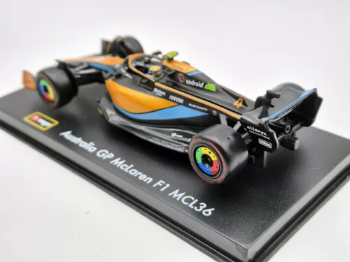 McLaren F1 MCL36 #4 (2022) Australian GP - Lando Norris - С ПИЛОТ - Bburago - 1:43