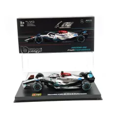   Mercedes - AMG Petronas F1 W13E #63 (2022) - George Russel - С ПИЛОТ - Bburago - 1:43