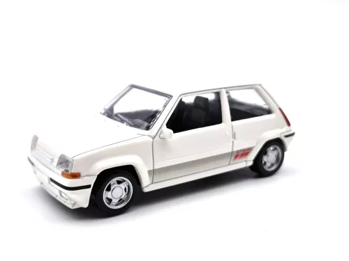 Renault R5 Supercinque GT - бял (1988) - Norev - 1:43