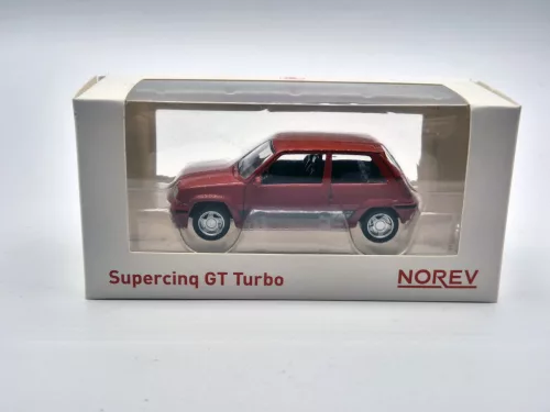Renault R5 Supercinque GT - червен (1988) - Norev - 1:43