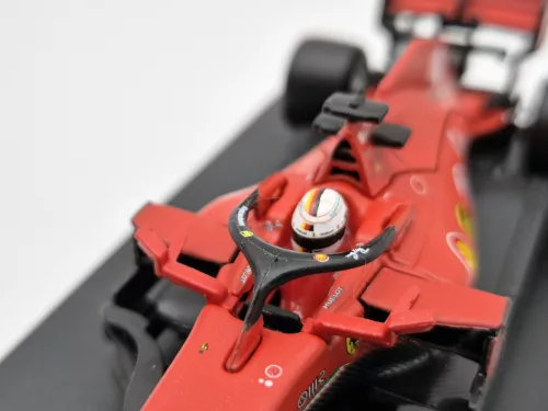 Ferrari - F1 Team Scuderia Ferrari (2020) - Австралийско GP - Sebastian Vettel - с пилот - Bburago - 1:43 1/43 моделен автомобил модел автомобил