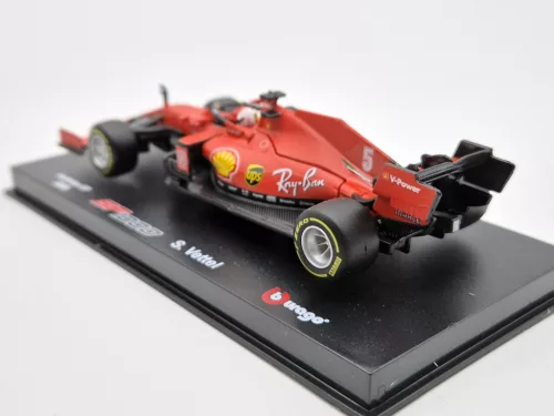 Ferrari - F1 Team Scuderia Ferrari (2020) - Австралийско GP - Sebastian Vettel - с пилот - Bburago - 1:43 1/43 моделен автомобил модел автомобил