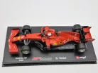 Ferrari - F1 Team Scuderia Ferrari (2020) - Австралийско GP - Sebastian Vettel - с пилот - Bburago - 1:43 1/43 моделен автомобил модел автомобил