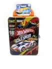 Метална кутия куфар за съхранение Hot Wheels - за 18 бр. 1:64 коли - Hot Wheels - 1:64