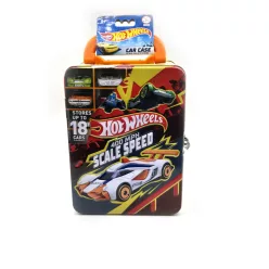   Метална кутия куфар за съхранение Hot Wheels - за 18 бр. 1:64 коли - Hot Wheels - 1:64