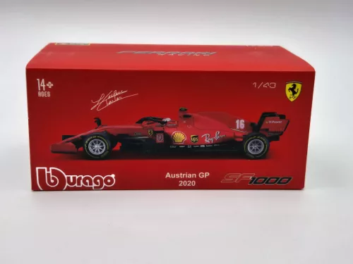 Ferrari SF1000 F1 #16 - Austrian GP (2020) - Charles Leclerc - С ПИЛОТ - Bburago - 1:43