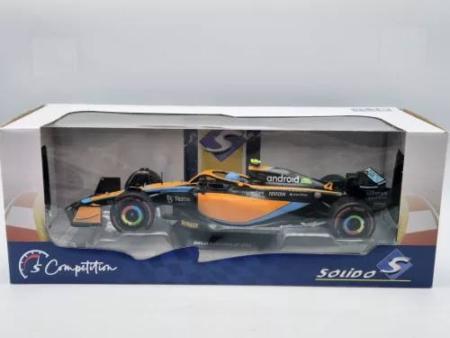 McLaren F1 MCL36 #4 (2022) 3rd Emilia Romagna Italy GP - Lando Norris - Solido - 1:18