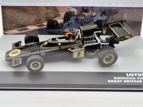 Lotus 72D F1 #8 (1972) Germany GP - Emerson Fittipaldi - С ПИЛОТ - Altaya - 1:43