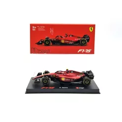   Ferrari F1-75 Scuderia F1 #55 (2022) - Carlos Sainz - С ПИЛОТ - Bburago - 1:43