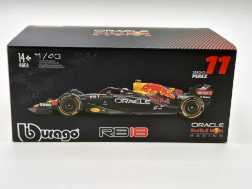 Red Bull F1 RB18 Team Oracle #11 (2022) - Sergio Perez - С ПИЛОТ - Bburago - 1:43