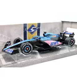   Renault A523 Team BWT Alpine F1 #10 #31 (2023) - Esteban Ocon / Pierre Gasly - синьо - Solido - 1:18