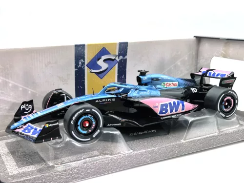 Renault A523 Team BWT Alpine F1 #10 #31 (2023) - Esteban Ocon / Pierre Gasly - синьо - Solido - 1:18