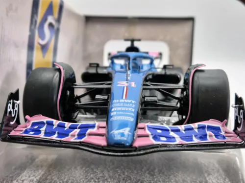 Renault A523 Team BWT Alpine F1 #10 #31 (2023) - Esteban Ocon / Pierre Gasly - синьо - Solido - 1:18