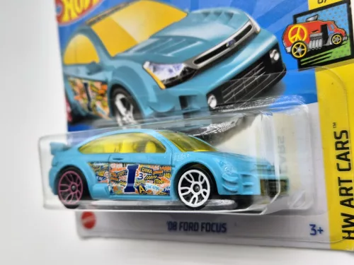 HW Art Cars - 8/10 - Ford Focus (2008) - Hotwheels - 1:64