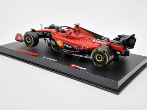 Ferrari SF-23 Team Scuderia F1 #55 (2023) - Carlos Sainz - С ПИЛОТ - Bburago - 1:43
