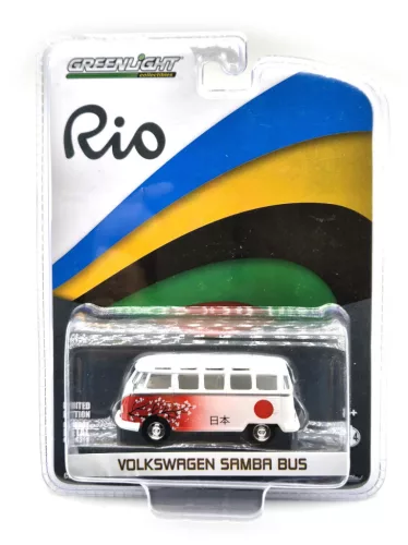 Volkswagen VW Samba Bus - Rio Olympics (2016) - Greenlight - 1:64