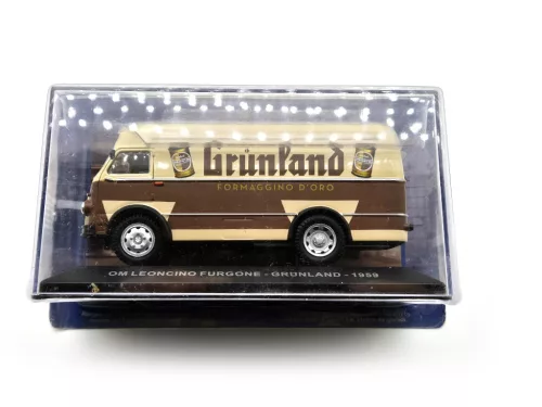 OM Leoncino furgone - Grünland - delivery Van (1959) - Edicola - 1:43