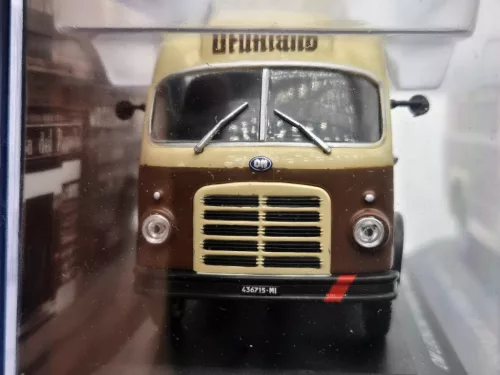 OM Leoncino furgone - Grünland - delivery Van (1959) - Edicola - 1:43