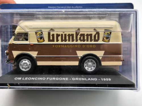 OM Leoncino furgone - Grünland - delivery Van (1959) - Edicola - 1:43