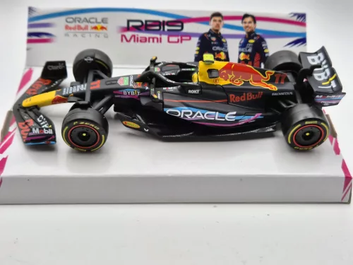 Red Bull RB19 Team Oracle F1 #11 (2023) - Miami GP - Sergio Perez - Bburago - 1:43