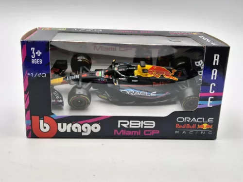 Red Bull RB19 Team Oracle F1 #1 (2023) - Miami GP - Max Verstappen - Bburago - 1:43