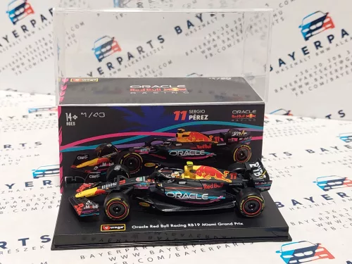 Red Bull RB19 Team Oracle F1 #11 (2023) - Miami GP - Sergio Perez - С ПИЛОТ - Bburago - 1:43