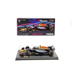   Red Bull RB19 Team Oracle F1 #1 (2023) - Miami GP - Max Verstappen - С ПИЛОТ - Bburago - 1:43