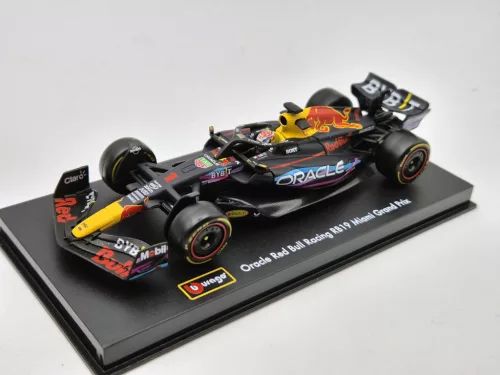 Red Bull RB19 Team Oracle F1 #1 (2023) - Miami GP - Max Verstappen - С ПИЛОТ - Bburago - 1:43