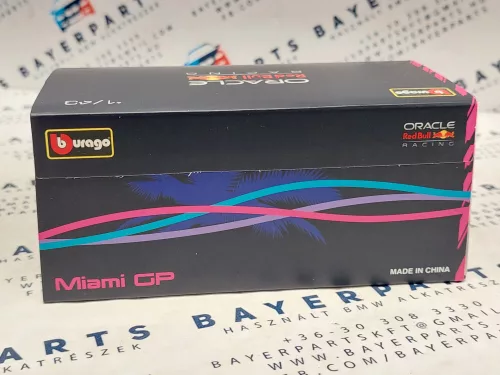 Red Bull RB19 Team Oracle F1 #1 (2023) - Miami GP - Max Verstappen - С ПИЛОТ - Bburago - 1:43