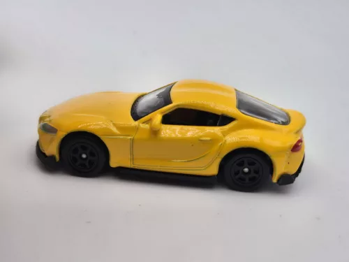 Toyota Supra - жълта - Welly - 1:64