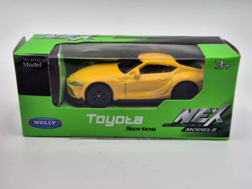 Toyota Supra - жълта - Welly - 1:64