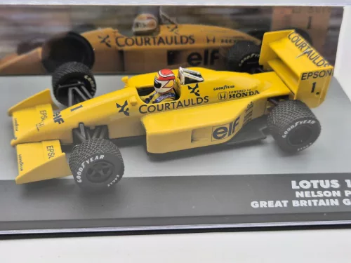 Lotus 100T Team Camel Honda #1 (1988) - British GP - Nelson Piquet - С ПИЛОТ - Edicola - 1:43
