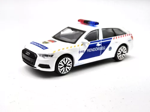 Audi A6 Avant полицейска кола - Bburago - 1:43