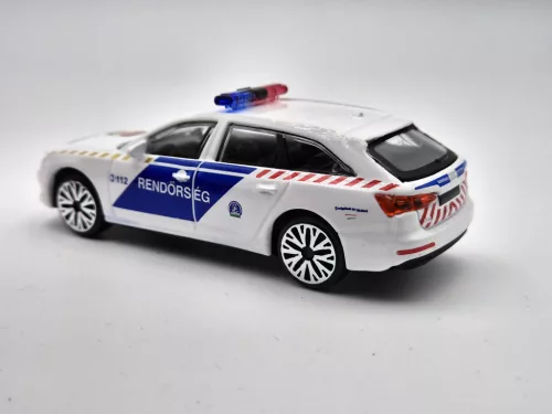 Audi A6 Avant полицейска кола - Bburago - 1:43
