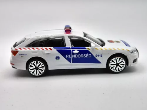 Audi A6 Avant полицейска кола - Bburago - 1:43