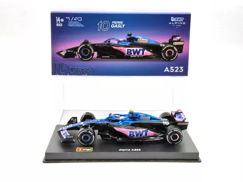 Renault Alpine A523 BWT Racing F1 #10 (2023) - Pierre Gasly - С ПИЛОТ - Bburago - 1:43