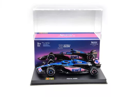 Renault Alpine A523 BWT Racing F1 #31 (2023) - Esteban Ocon - С ПИЛОТ - Bburago - 1:43
