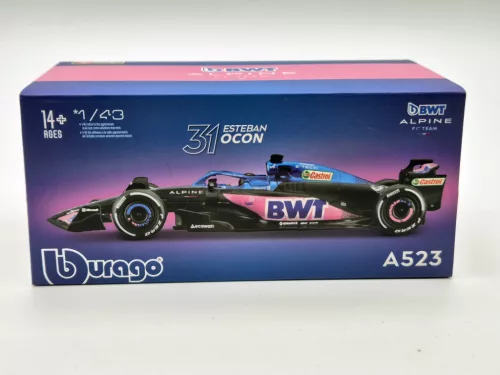 Renault Alpine A523 BWT Racing F1 #31 (2023) - Esteban Ocon - С ПИЛОТ - Bburago - 1:43