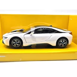 BMW i8 (2015) - бял - Rastar - 1:24