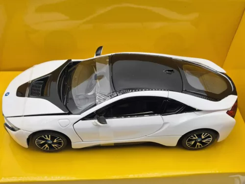 BMW i8 (2015) - бял - Rastar - 1:24