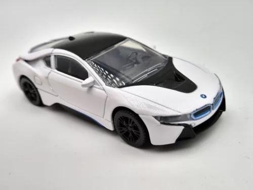 BMW i8 (2015) - бял - Rastar - 1:43