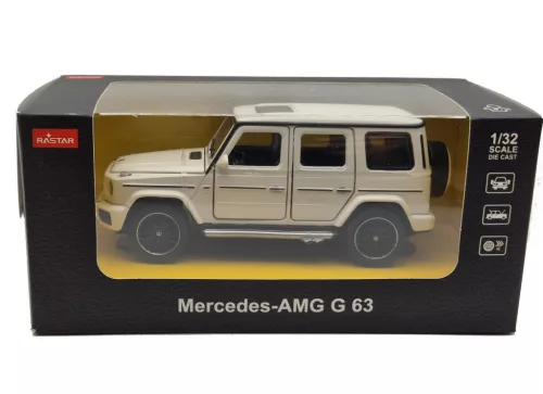 Mercedes Benz AMG G63 - бял - Rastar - 1:32